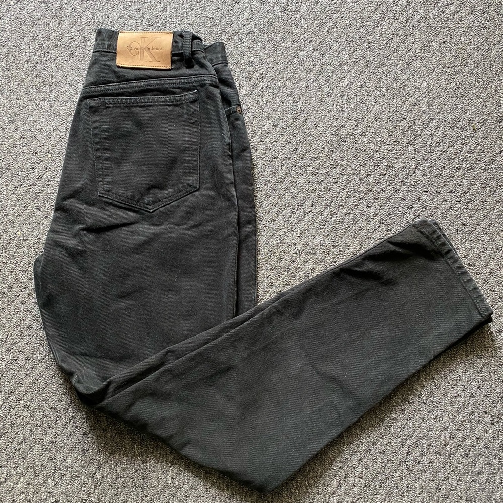 vintage calvin klein high waisted jeans